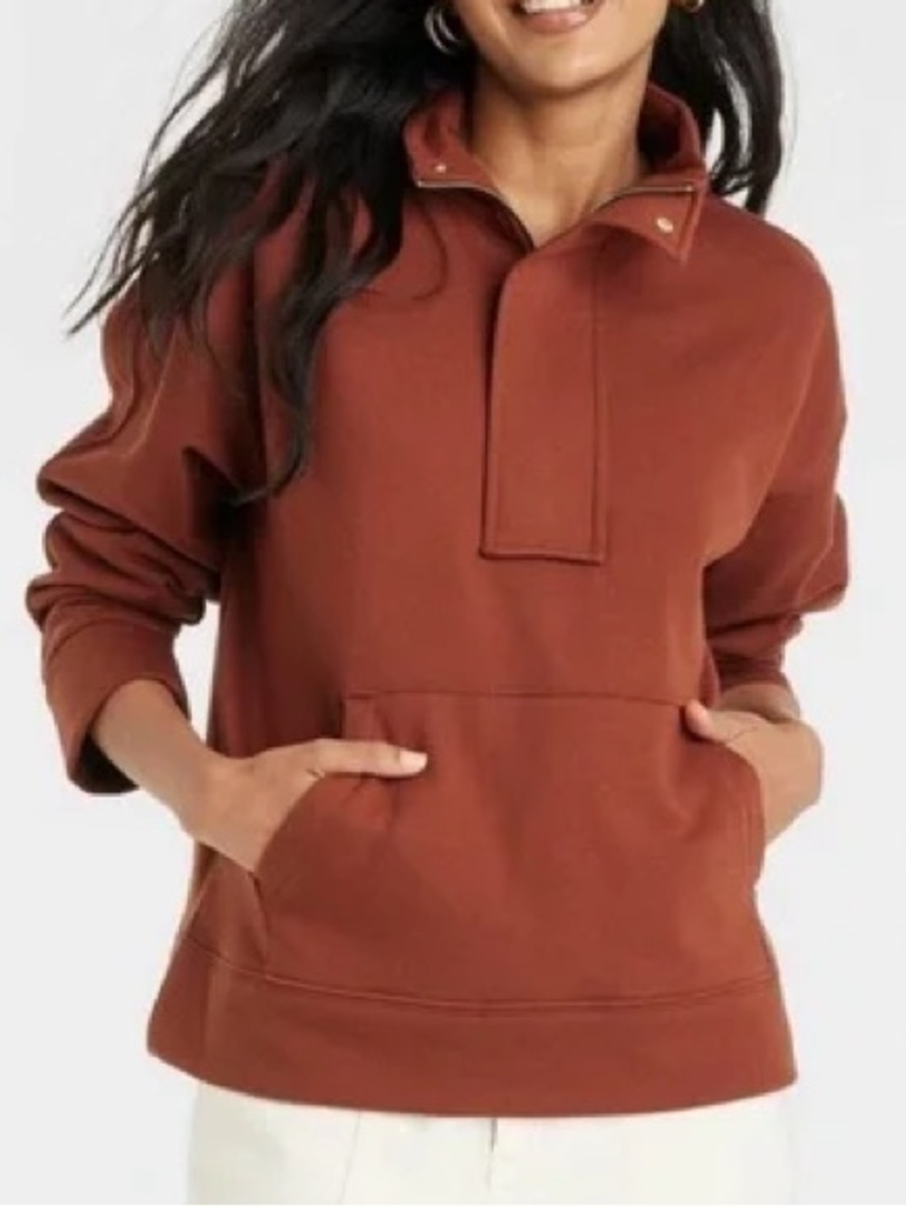 A New Day Quarter Zip Sweatshirt‎ Medium